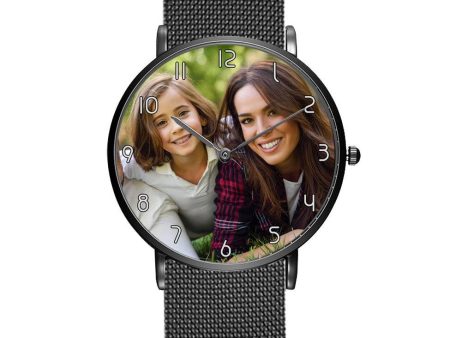 Your Custom Photo   Image Designed Stainless Steel Strap Watches on Sale