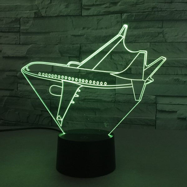 Turning Airplane Designed 3D Lamp Discount