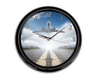 Taking Off Aircraft Printed Wall Clocks For Cheap