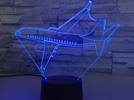 Turning Airplane Designed 3D Lamp Discount