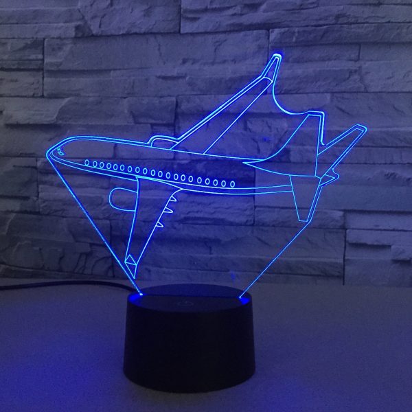 Turning Airplane Designed 3D Lamp Discount