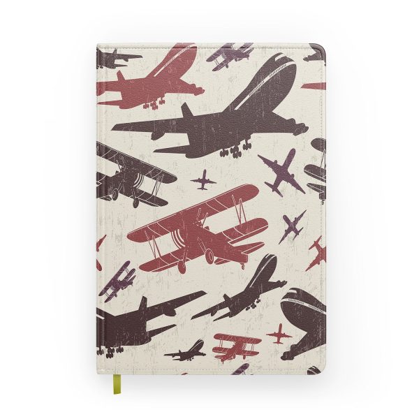 Vintage & Jumbo Airplanes Designed Notebooks Online