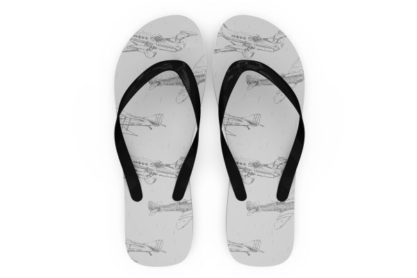 Super Aircrafts Designed Slippers (Flip Flops) Online Hot Sale