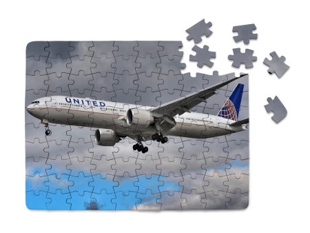 United Airways Boeing 777 Printed Puzzles Hot on Sale