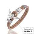 Super Quality Stylish Airplane Shape Bracelets (Pure Colours) Discount