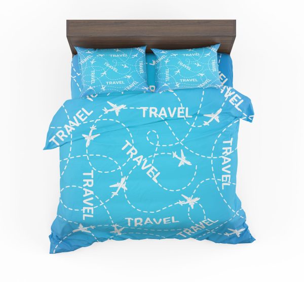 Travel & Planes Designed Bedding Sets For Cheap