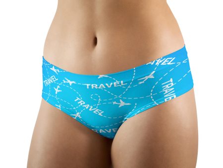 Travel & Planes Designed Women Panties & Shorts Fashion