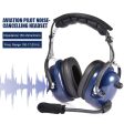 Super Value Pilot ABS Headset with Noise Reduction & Music Input Online now