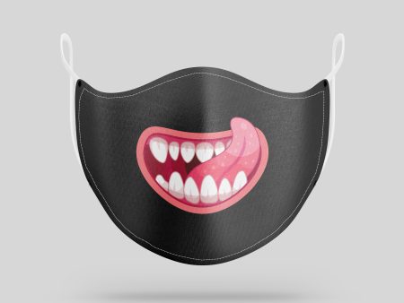 Monster Mouth  8  Designed Face Masks For Sale