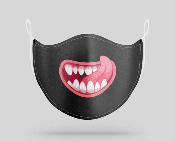 Monster Mouth  8  Designed Face Masks For Sale