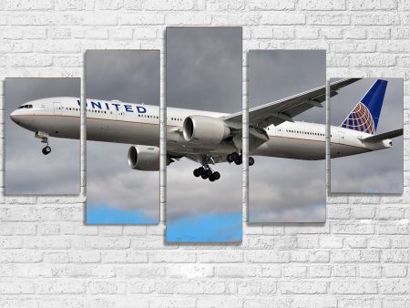 United Airways Boeing 777 Printed Multiple Canvas Poster Discount