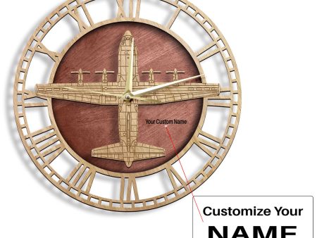 Super Military Aircraft 1 Designed Wooden Wall Clocks on Sale