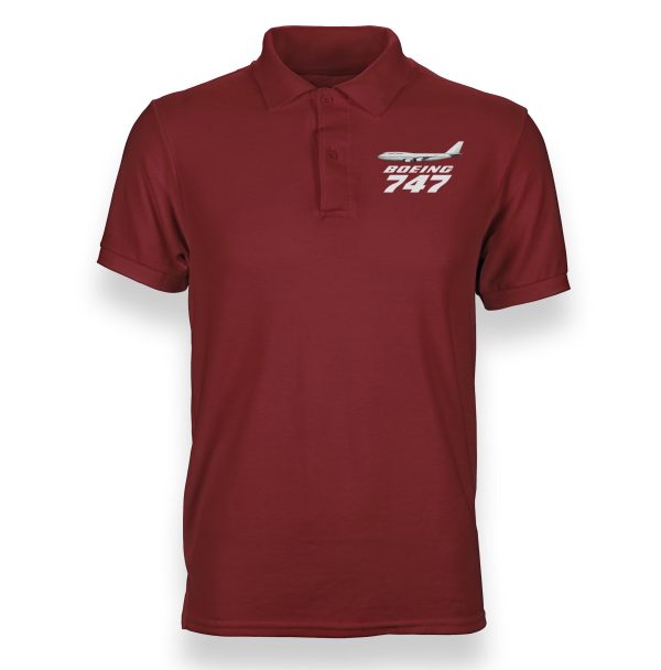 The Boeing 747 Designed Polo T-Shirts Online Sale