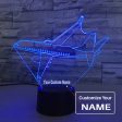 Turning Airplane Designed 3D Lamp Discount