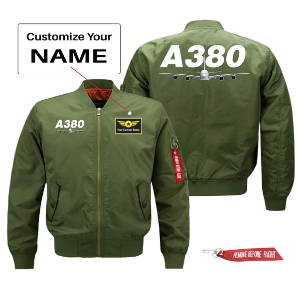 Super Airbus A380 Designed Pilot Jackets (Customizable) Fashion