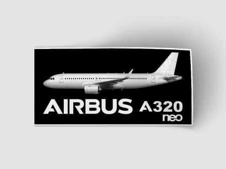 The Airbus A320neo Designed Stickers For Sale