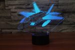 Very Detailed Fighting Falcon F35 Designed 3D Lamp on Sale