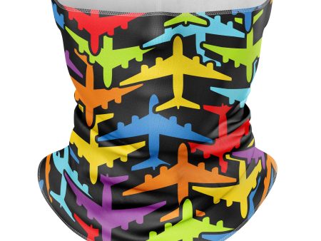 Super Colourful Airplanes Designed Full Face & Ski Masks For Discount