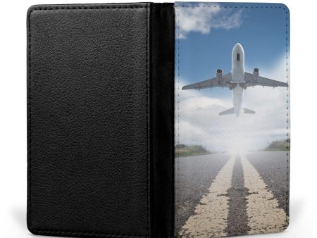 Taking Off Aircraft Printed Passport & Travel Cases Supply