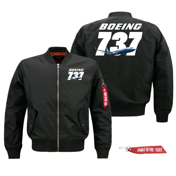 Super Boeing 737+Text Designed Pilot Jackets (Customizable) Hot on Sale