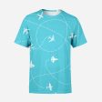 Travel The World By Plane Printed 3D T-Shirts Online Hot Sale