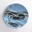 Two Fighting Falcon Printed Wall Clocks For Sale