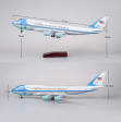 United States Air Force One Boeing 747 (Special Edition 47CM) Airplane Model Fashion