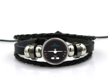 Turn Coordinator Designed Leather Bracelets Sale