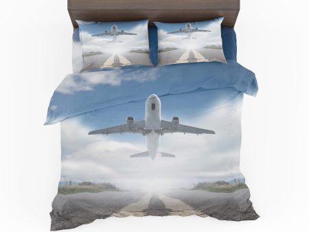 Taking Off Aircraft Designed Bedding Sets Fashion