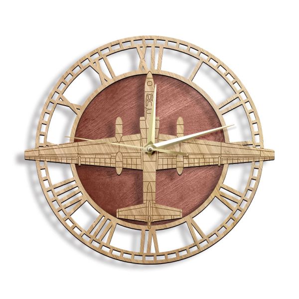 U-2 Dragon Lady Designed Wooden Wall Clocks Sale