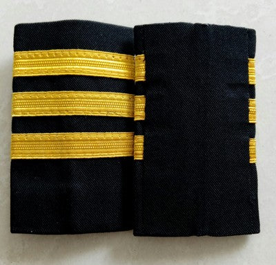 Super High Quality Pilot Epaulettes (1,2,3,4 - Gold & Silver Stripes) Online Hot Sale