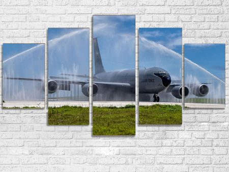 US Air Force Big Jet Printed Multiple Canvas Poster Discount