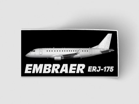 The Embraer ERJ-175 Designed Stickers Cheap