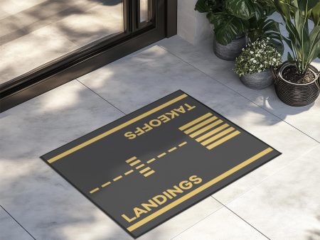 Takeoff & Landings Designed Door Mats For Sale