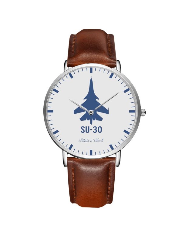 Sukhoi SU-30 Leather Strap Watches For Cheap