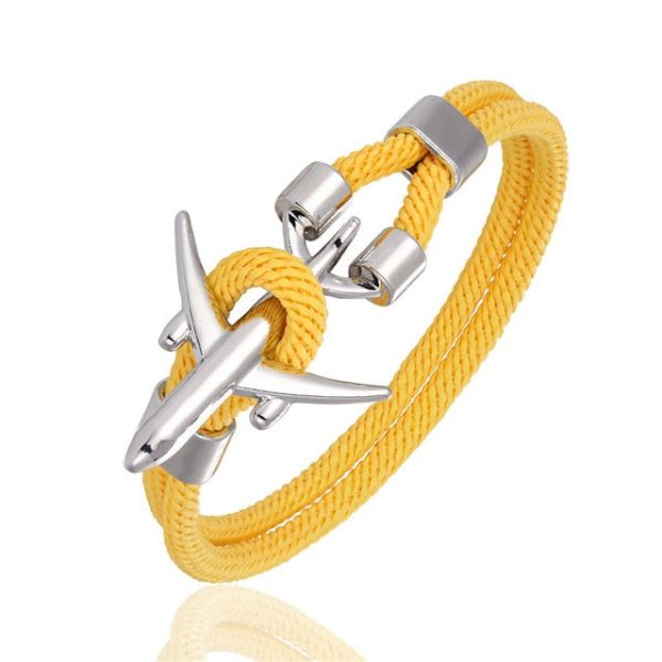 (Edition 2) Super Quality Stylish Airplane Shape Bracelets (Pure Colours) Online Hot Sale