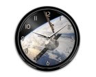 World View from Space Printed Wall Clocks on Sale