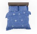 Travel The World By Plane (Blue) Designed Bedding Sets Cheap