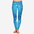 Travelling with Aircraft (Blue) Designed Women Leggins Online Sale