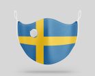 Sweden Flag Designed Face Masks Cheap