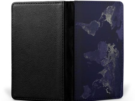 World Map From Space Printed Passport & Travel Cases Supply