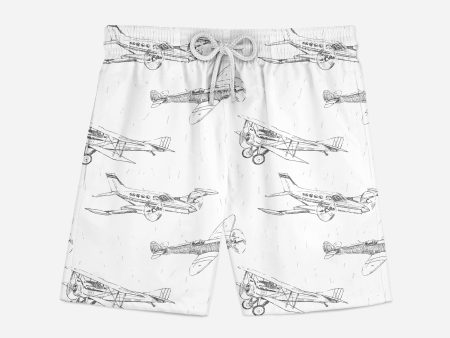 Super Aircrafts Designed Swim Trunks & Shorts For Cheap