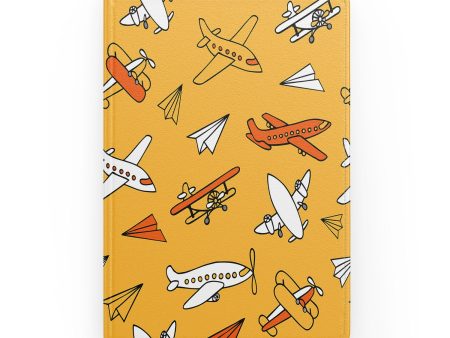 Super Drawings of Airplanes Designed Notebooks Fashion