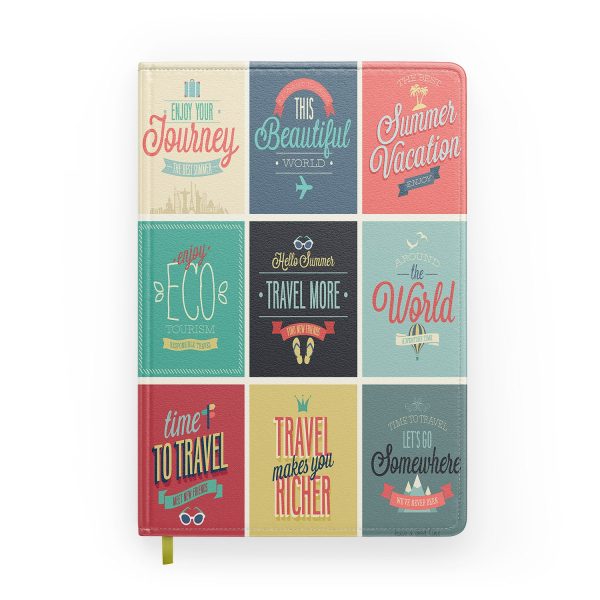 Super Travel Icons Designed Notebooks Supply