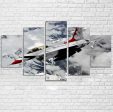 US Air Force Show Fighting Falcon F16 Printed Multiple Canvas Poster For Discount