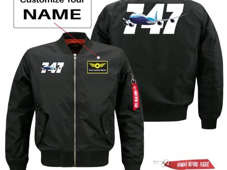 Super Boeing 747 Designed Pilot Jackets (Customizable) Online now