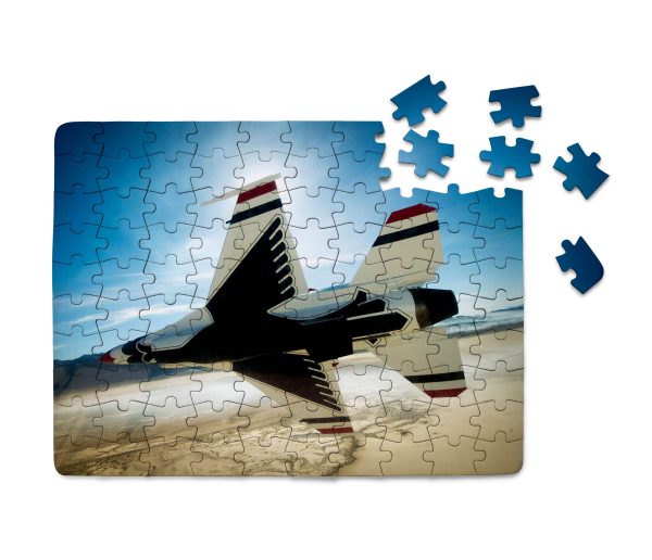 Turning Right Fighting Falcon F16 Printed Puzzles For Sale