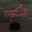 Turning Airplane Designed 3D Lamp Discount