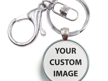 Your Custom Image Designed Circle Key Chains Hot on Sale