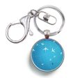 Travelling with Aircraft Designed Circle Key Chains Cheap